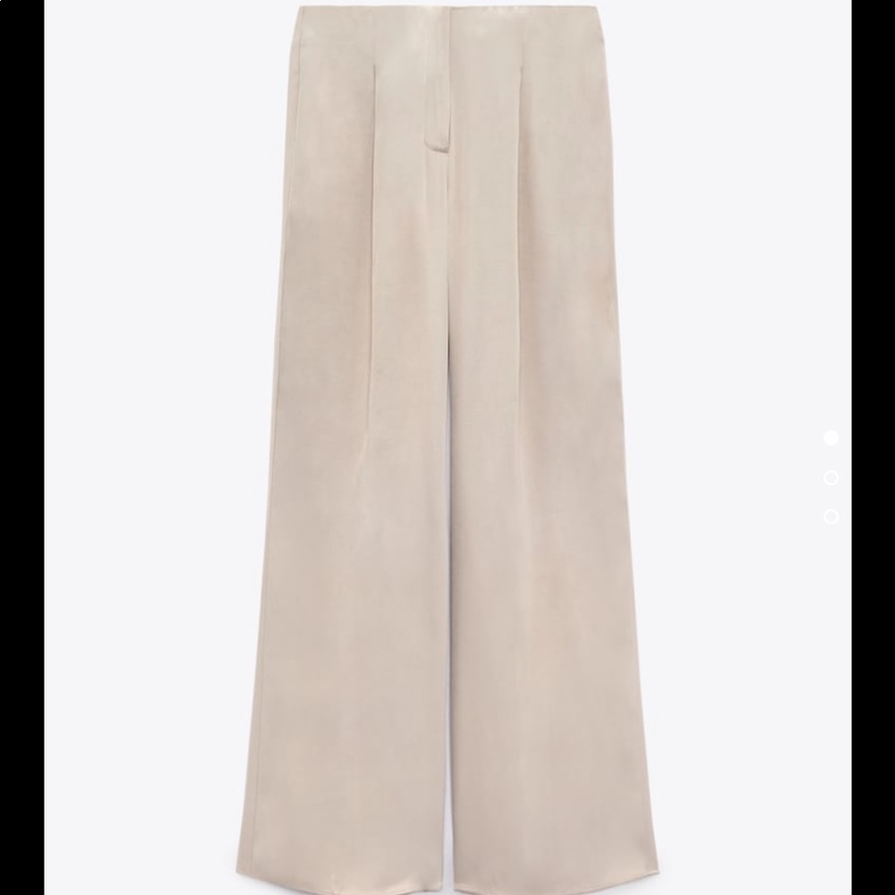 Zara satin effect pants
